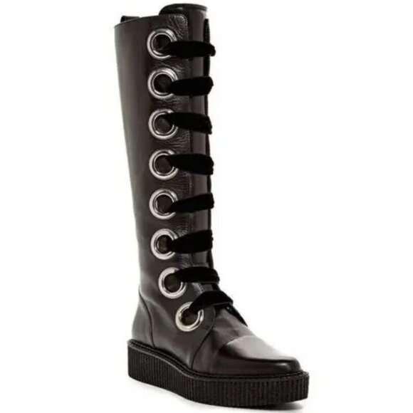 NWOB Marc by Marc Jacobs Sullivan Creeper Leather Moto Boot